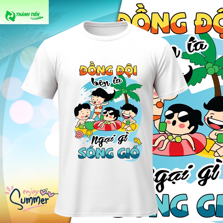 Mẫu Áo Team Building In Hình Vui Nhộn 